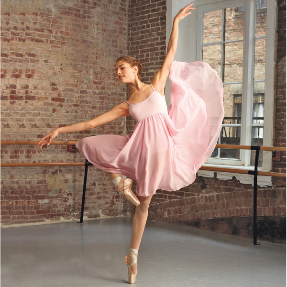 White Empire Dress Leotard Capezio