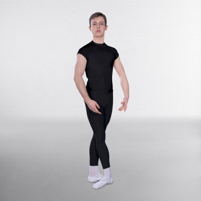 1st Position T-Shirt mit rundem Halsausschnitt für Herren (Black)