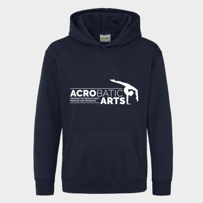 Acrobatic Arts Kids Hoodie (New French Navy)