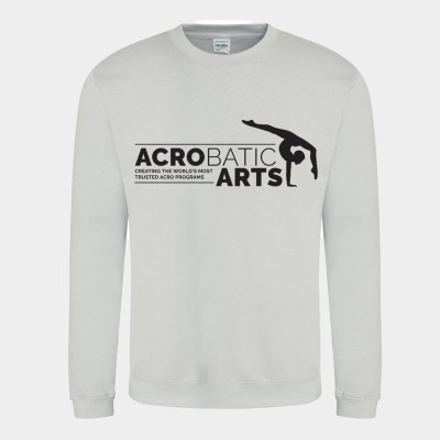 Acrobatic Arts Crew Neck Sweatshirt (Moon Dust Grey)
