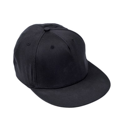 Cotton Rapper Cap Black