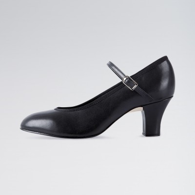 Bloch Kickline PU Bühnenschuhe in schwarz
