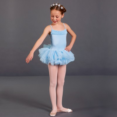 Bloch Desdemona Tutu Trikot (Pale Blue)