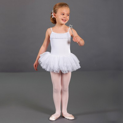 Bloch Desdemona Girls Tutu Leotard (White)