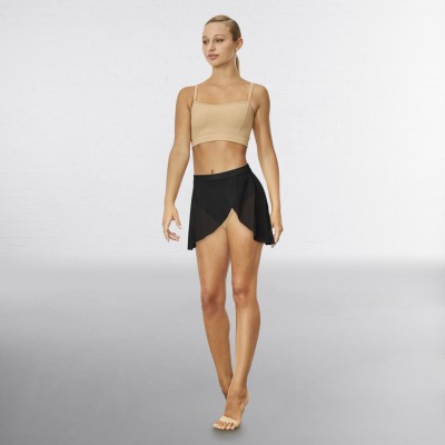 Bloch Jaylyn Pull-On Mock Wrap Skirt