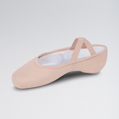 Bloch Performa Ballettschuhe aus dehnbarem Leinen (Theatrical Pink)