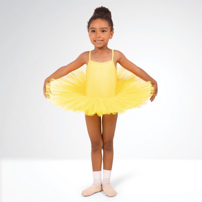 1st Position Nylon Elastane 5 Layer Tutu Yellow