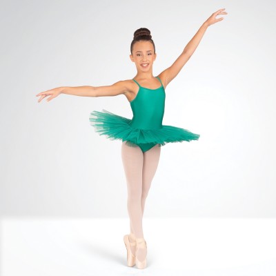 1st Position Nylon Elastane 5 Layer Tutu Emerald Green