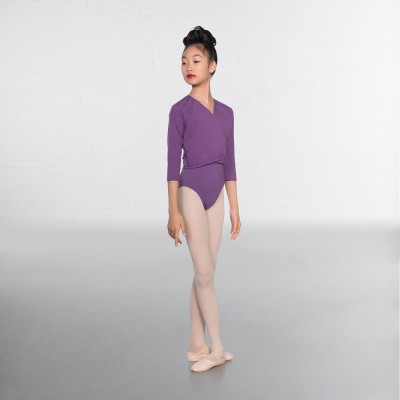 1st Position X Over Wickeljacke mit 3/4 Ärmeln (Lavender)
