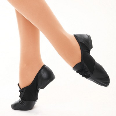 Capezio Jazzschuhe mit geteilter Sohle aus Wildleder