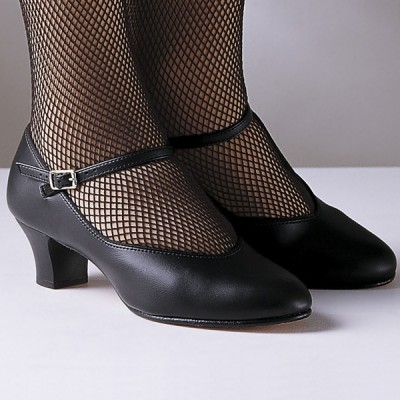 Capezio Junior Footlight Shoes (Black)