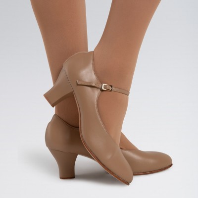 Capezio Mia 2" Character Shoe (Caramel)