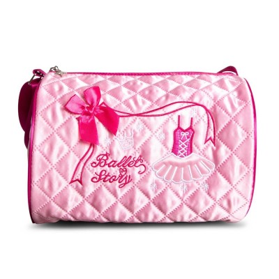 Capezio Embroidered Barrel Bag Pink