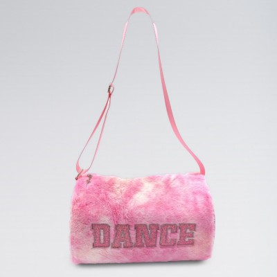 Capezio Faux Fur Dance Duffle Pink One Size