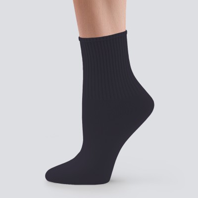 Capezio Ribbed Ballet Socks (Black)