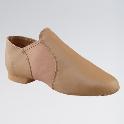 Capezio E-Series Jazz Slip on Shoe (Caramel)