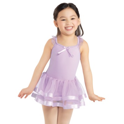 1st Position Flutter Sleeve Dress (Lilac)