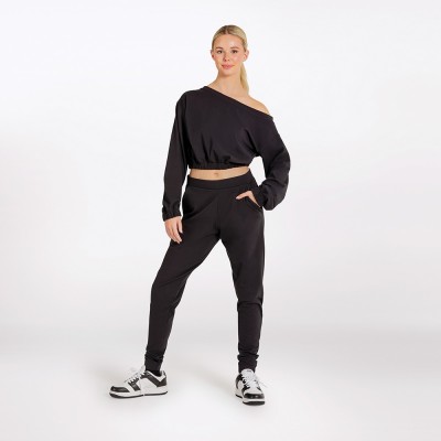 1st Position Warm Up Sweat Set (Black)