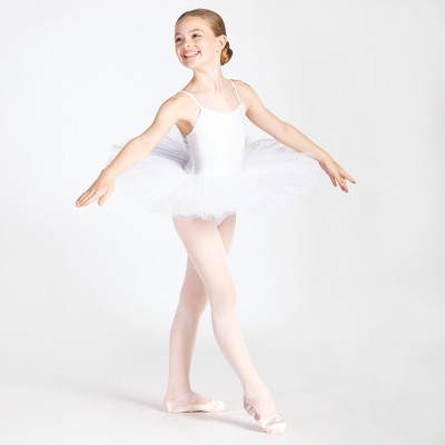 1st Position 8-Layer 3 Panelled Tutu (White)