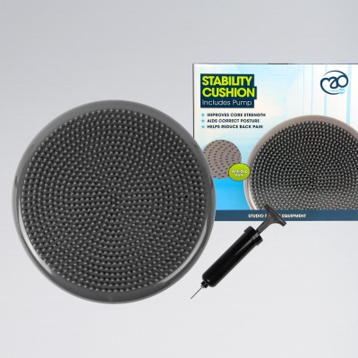 Fitness Mad Stability Cushion with Pump Grey