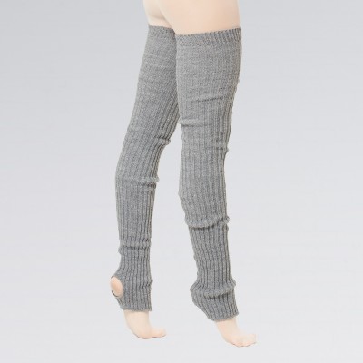 Intermezzo Lange gestrickte Stulpen mit Steg (Grey)