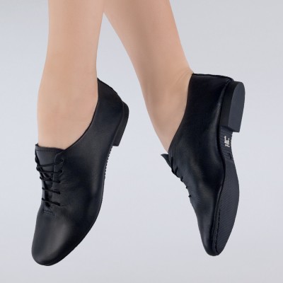 1st Position Jazztanz-Schuhe aus Leder (Black)