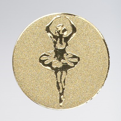 Metal Ballerina Centre Gold