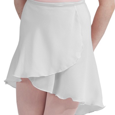 1st Position Childs Wrap Skirt White Child One Size