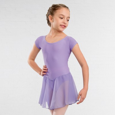 1st Position Milly Voile Skirted Cap Sleeve Leotard (Lilac)