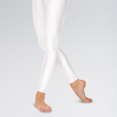 Roch Valley Nylon Lycra Footless Tights (White)