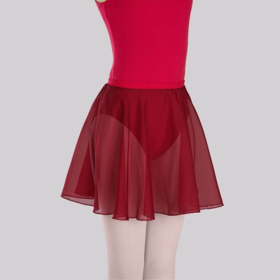 Roch Valley Circular Chiffon Skirt (Plum)
