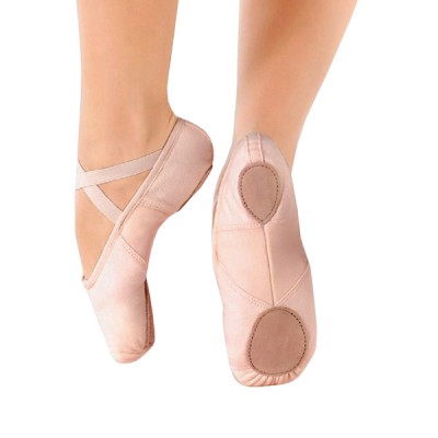 So Danca Ballettschuh aus Leinen mit Stretch Einsatz