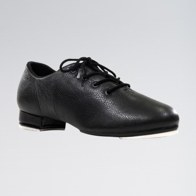 So Danca Chaussures de Claquettes Phoenix en Cuir Bi-Semelle (Black)