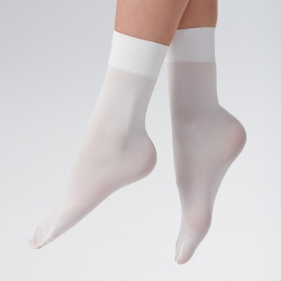 Silky Super Soft Ballet Sock (White)
