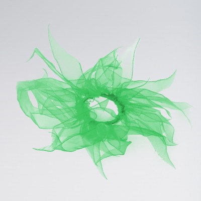 Green Windmill Scrunchie