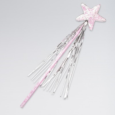 Pink Sequin Star Wand
