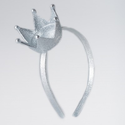 Silver Crown Headband