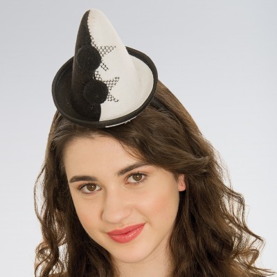 Mini Pierrot Clown Hat On Band