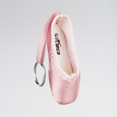 Pink Pointe Shoe Keyring