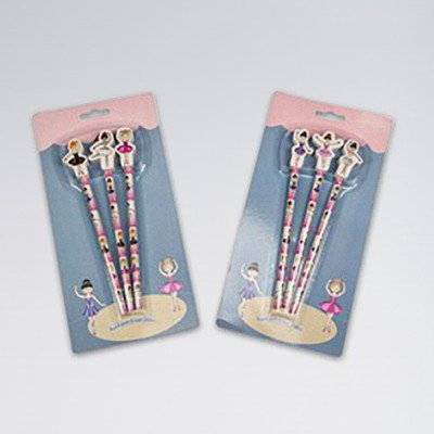 Ballerina Pencil Set 3pc