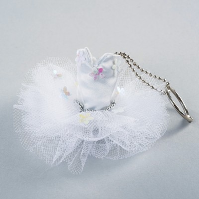 Katz Tutu Keyring White
