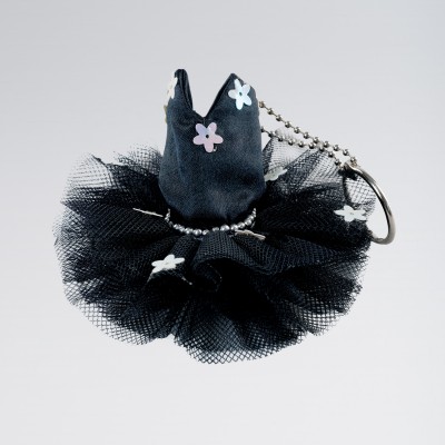 Katz Tutu Keyring Black