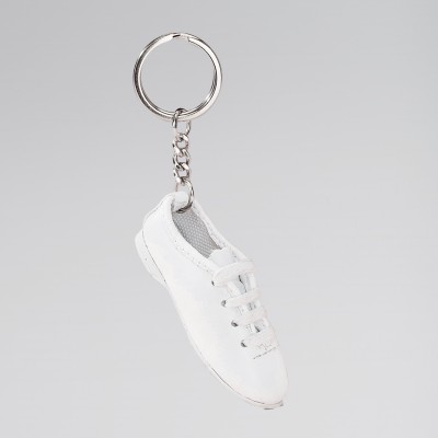 Katz White Jazz Shoe Keyring