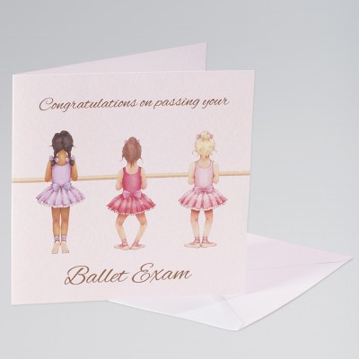 Little Ballerina Glückwunschkarte (einzeln)