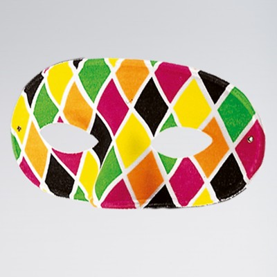 Harlequin Face Mask
