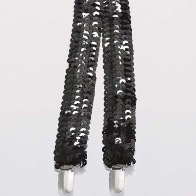 Black Sequin Braces