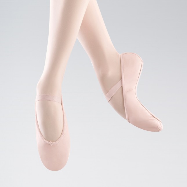 Bloch Arise Full Sole Leather Ballet Shoe (Theatrical Pink) Townsend
