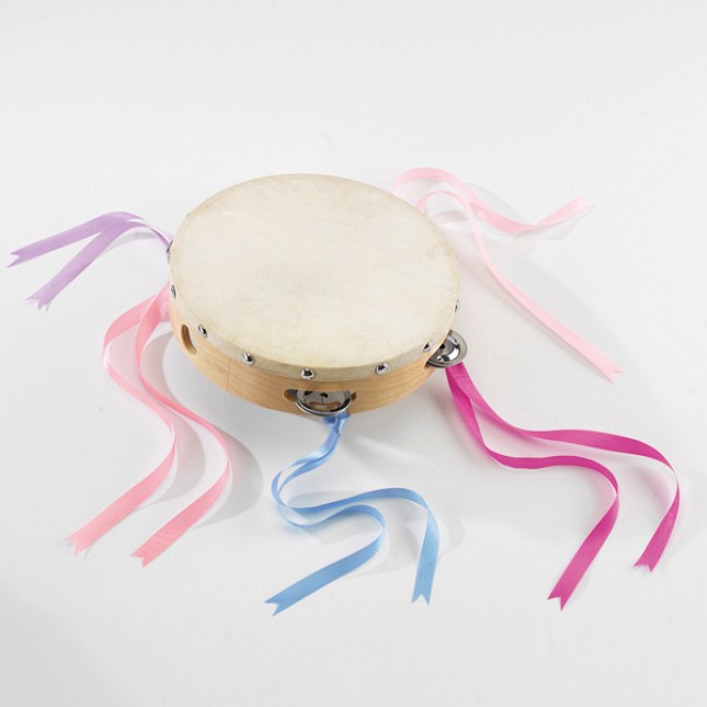 Tambourin mit Naturhaut (20cm Durchmesser) Ballett Und Tanzschule Belaro