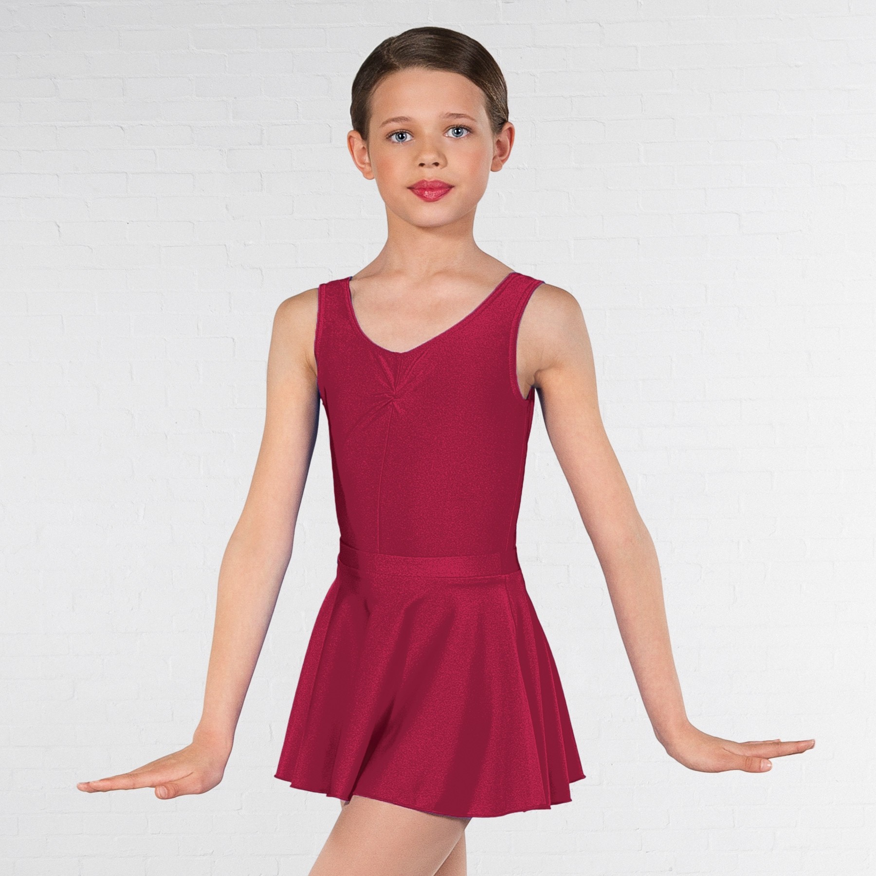 1st Position Circular Skirt (Carnation)