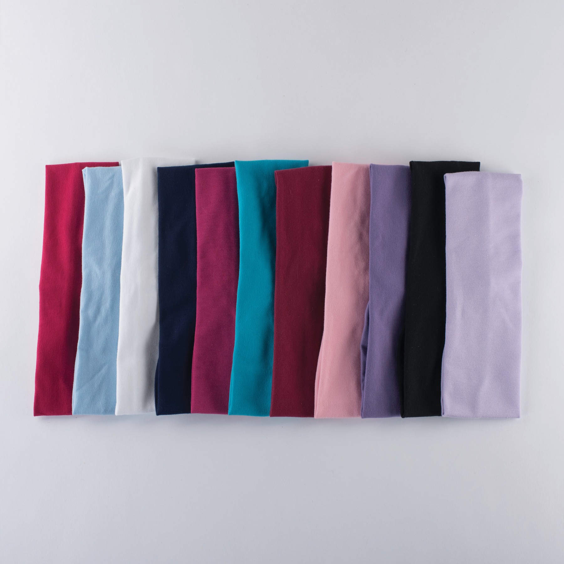 1st Position Cotton Headbands - Pack of 10 Lavender